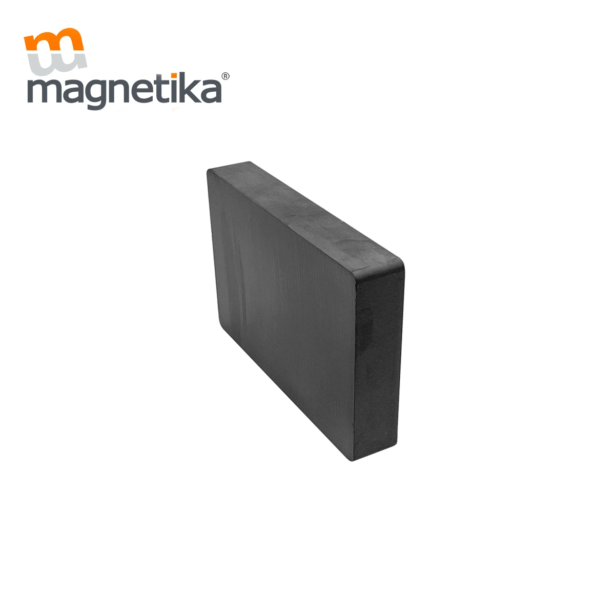 Imán de Ferrita Cerámica Block 6 x 4 x 1 in