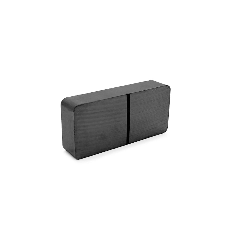 Imán de Ferrita Cerámica Block 1.875 x 0.875 x 0.393 in
