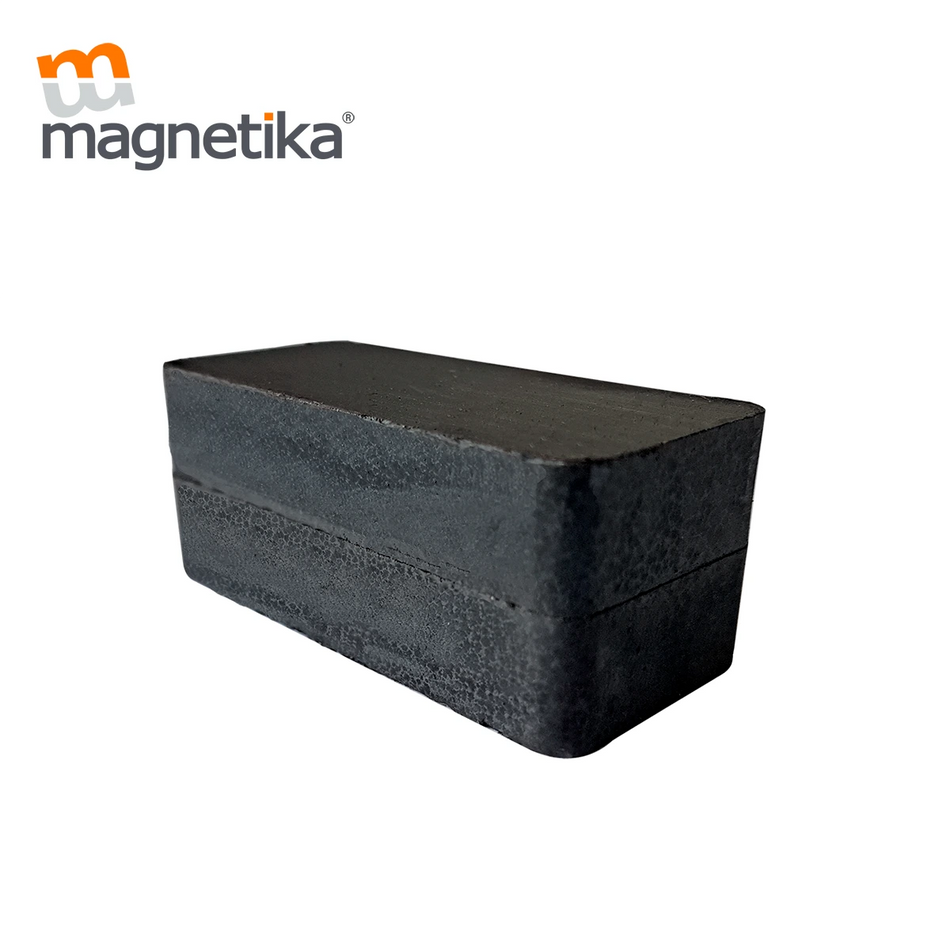 Imán de Ferrita Cerámica Block 1.875 x 0.875 x 0.393 in
