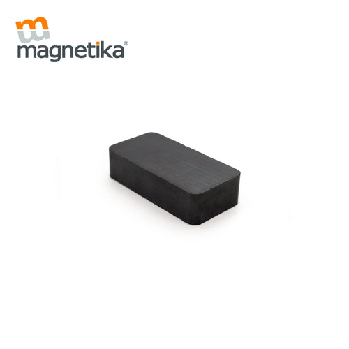 Imán de Ferrita Cerámica Block 2 x 1 x 0.5 in