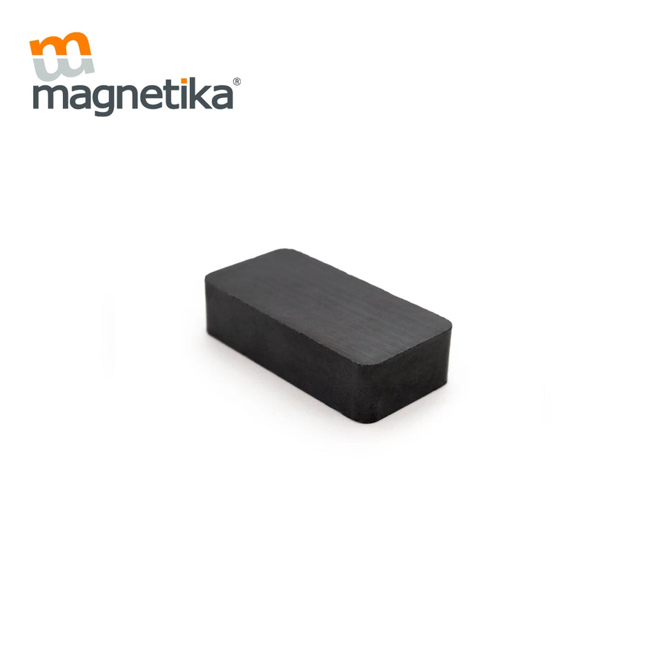 Imán de Ferrita Cerámica Block 2 x 1 x 0.5 in