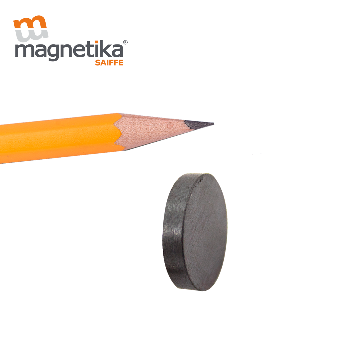 Iman De Ferrita Ceramica Disco 0.5" X 0.1"