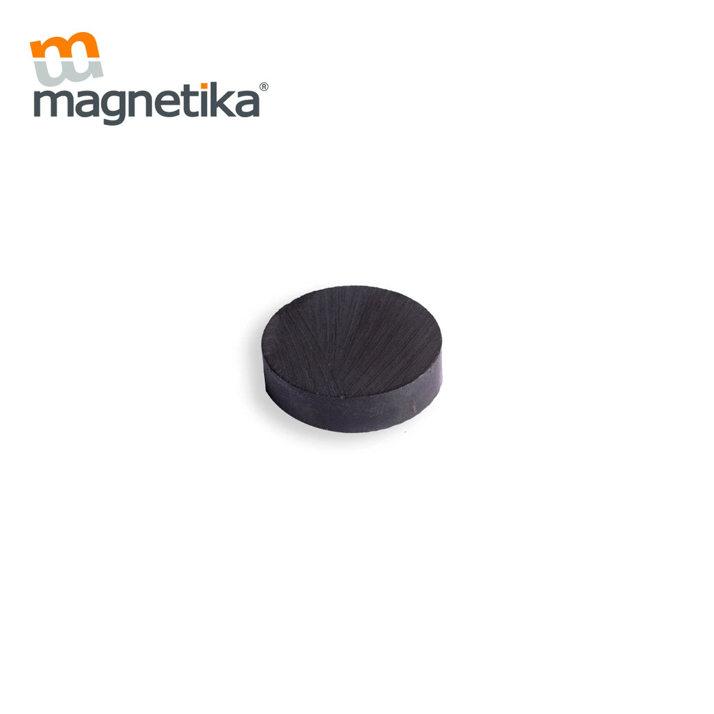 Imán de Ferrita Cerámica Disco 1 x 0.25 in