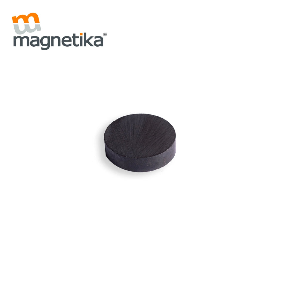 Imán de Ferrita Cerámica Disco 1 x 0.25 in