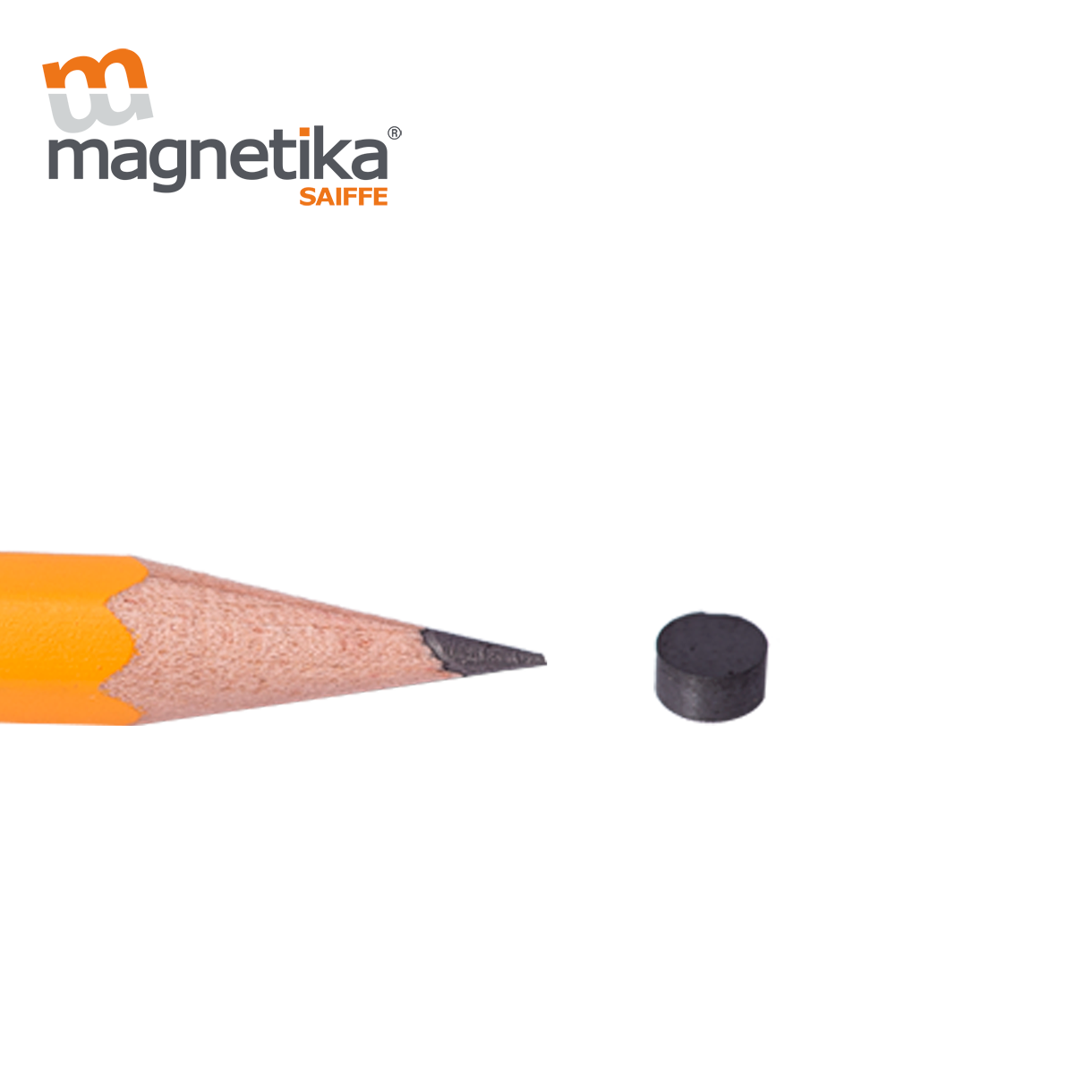 Iman De Ferrita Ceramica Disco 0.312" X 0.125"