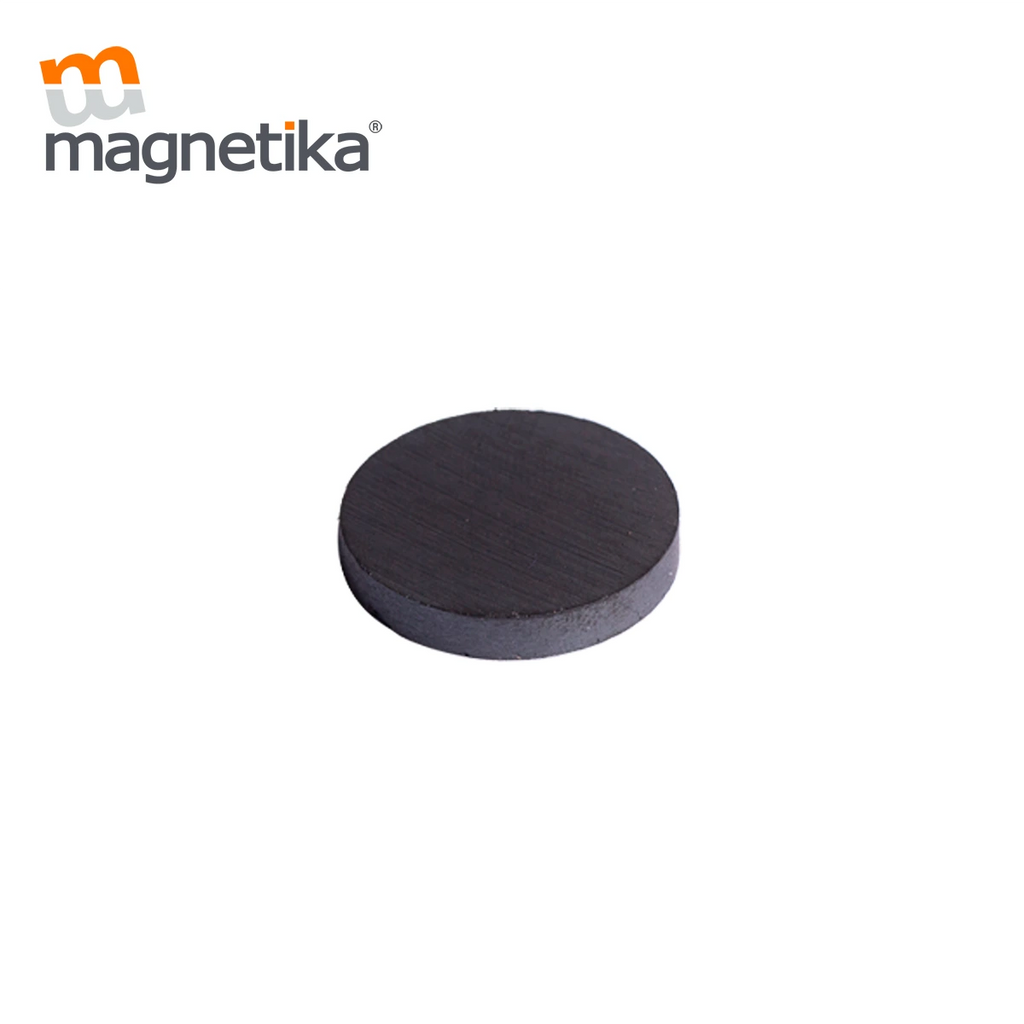 Imán de Ferrita Cerámica Disco 0.97 x 0.156 in