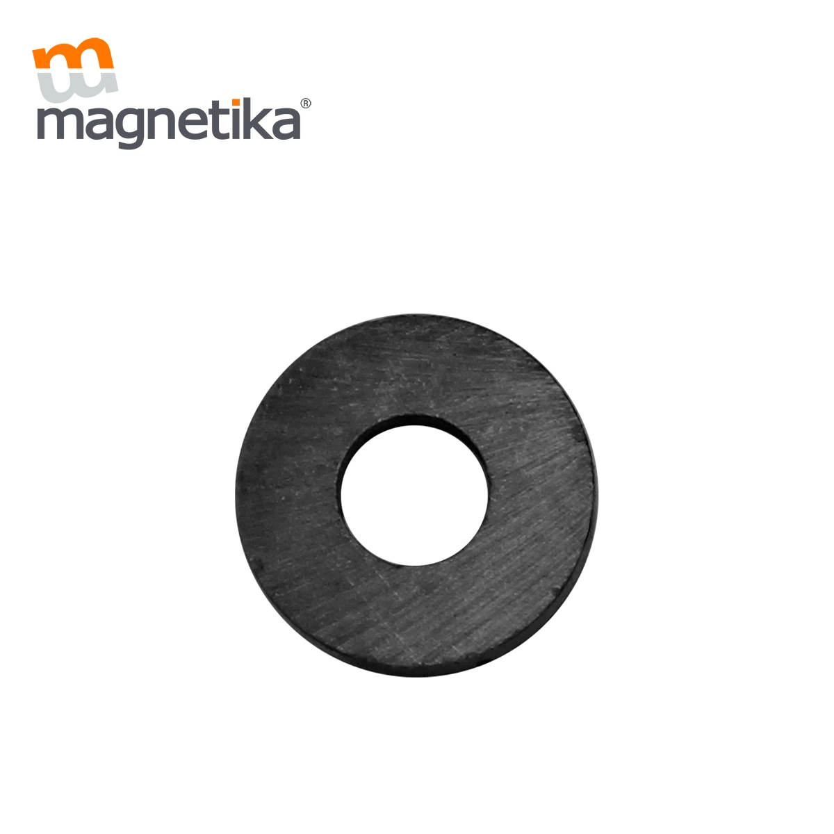 Imán de Ferrita Cerámica Anillo 0.689 x 0.296 x 0.118 in