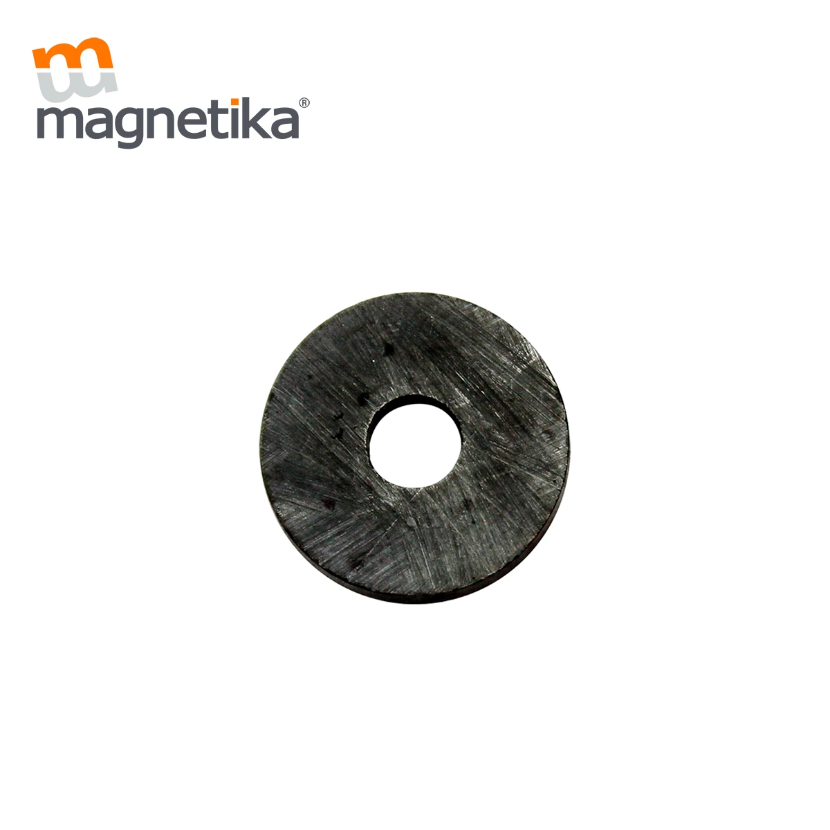 Imán de Ferrita Cerámica Anillo 1.250 x 0.375 x 0.187 in