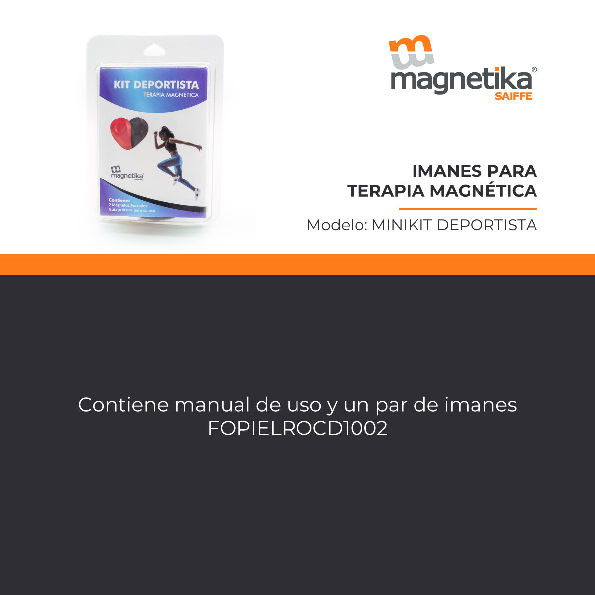 Minikit Deportista (con 2 imanes)