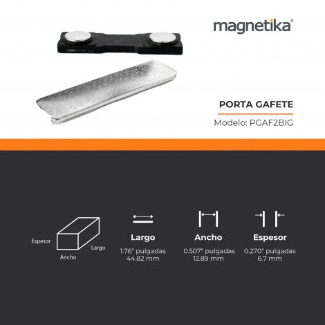 Porta Gafete Magnético Grande