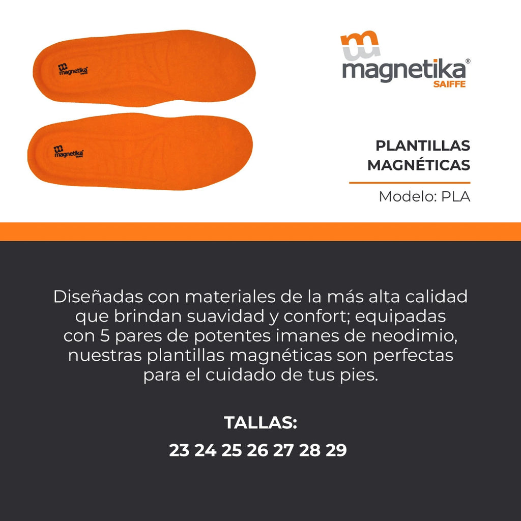 Plantillas terapéuticas Magnéticas