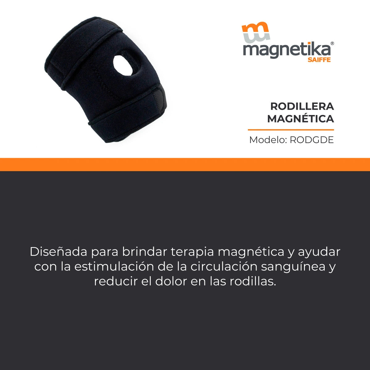 Rodillera Terapéutica Magnética